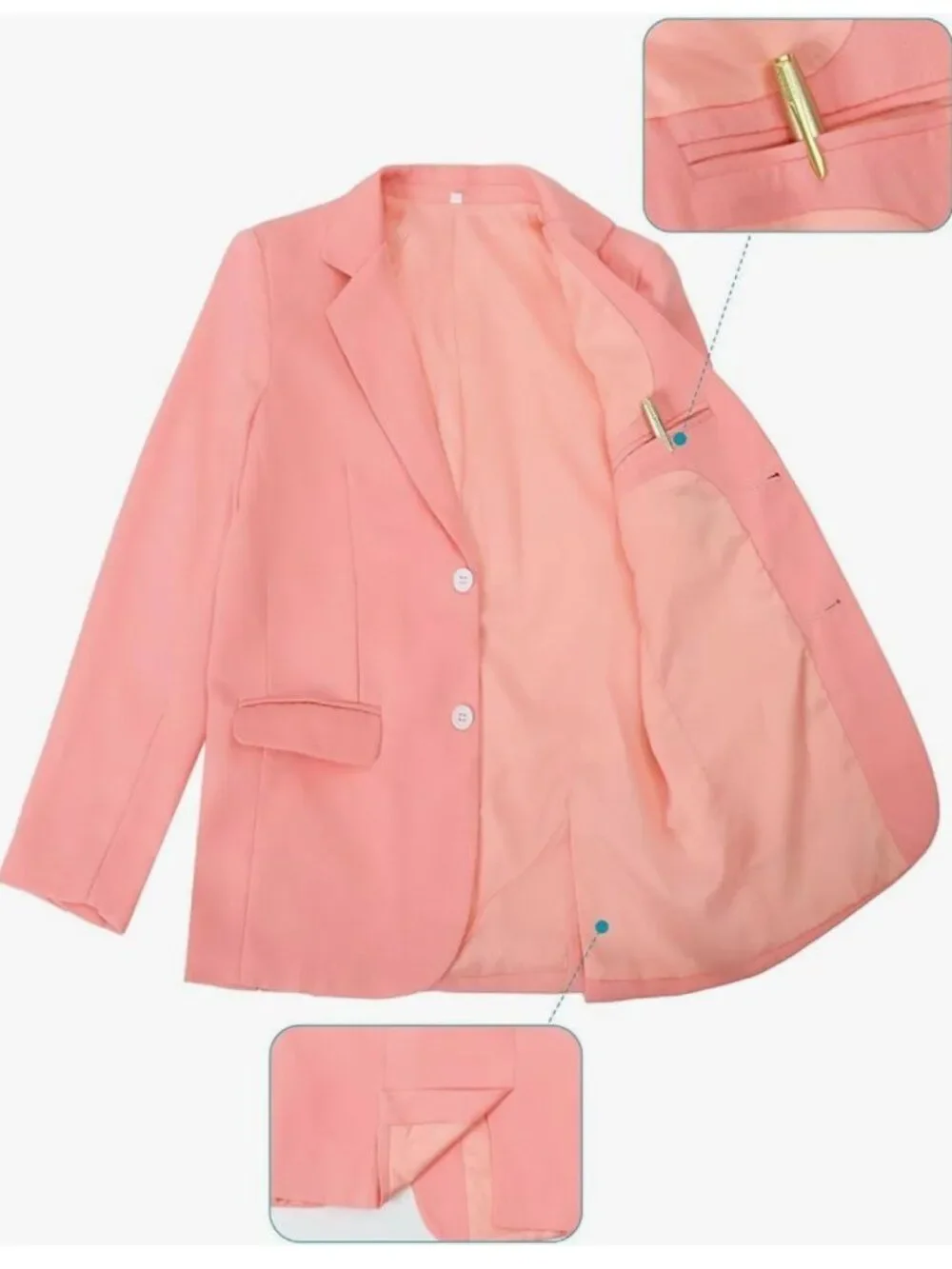 Boys 5-Piece Formal Suit Set with Jacket, Dress Pants, Tie, Bowtie and Pocket Sq
